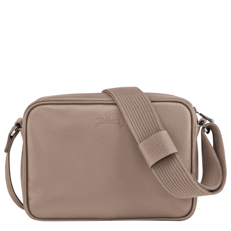 Longchamp Le Foulonné S Camera Umhängetasche Herren Beige | Deutschland-906ITEBYJ