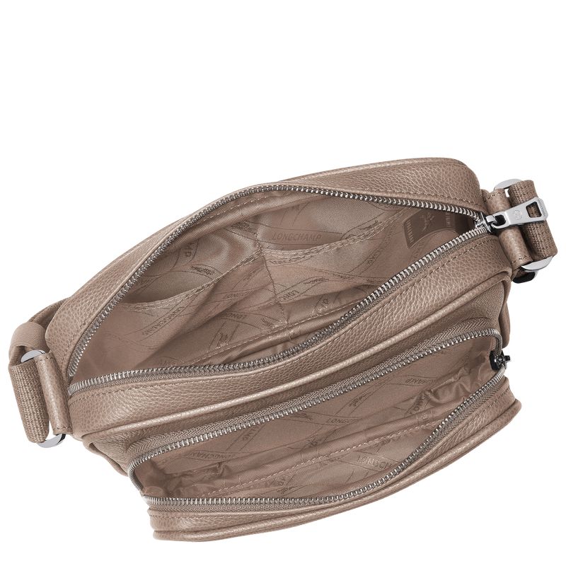 Longchamp Le Foulonné S Camera Umhängetasche Herren Beige | Deutschland-906ITEBYJ