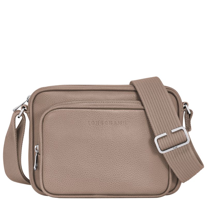 Longchamp Le Foulonné S Camera Umhängetasche Herren Beige | Deutschland-906ITEBYJ