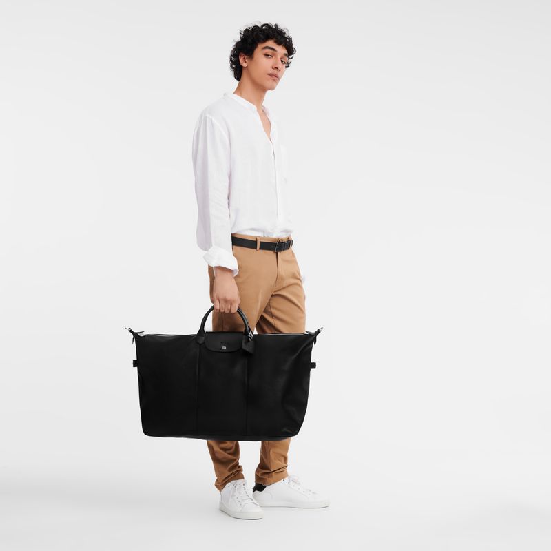 Longchamp Le Foulonné Xl Reisetasche Herren Schwarz | Deutschland-398USXOZM