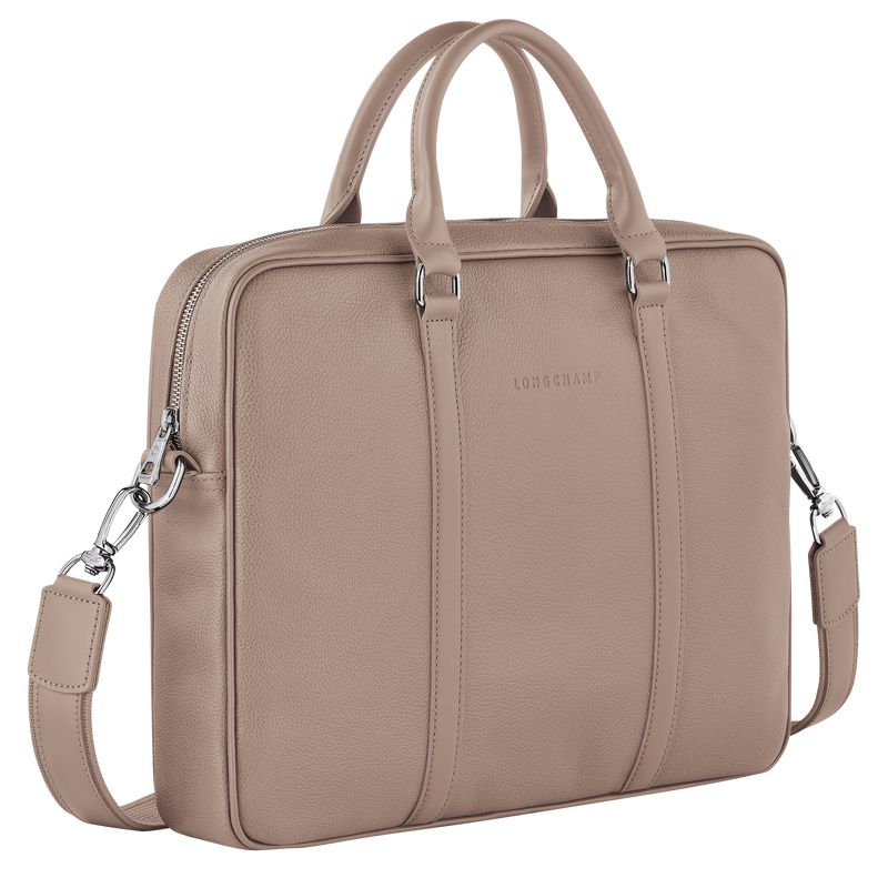 Longchamp Le Foulonné Xs Aktentasche Herren Beige | Deutschland-750YPHUME