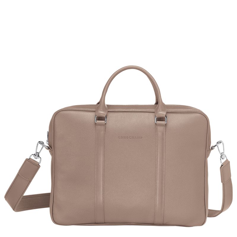 Longchamp Le Foulonné Xs Aktentasche Herren Beige | Deutschland-750YPHUME
