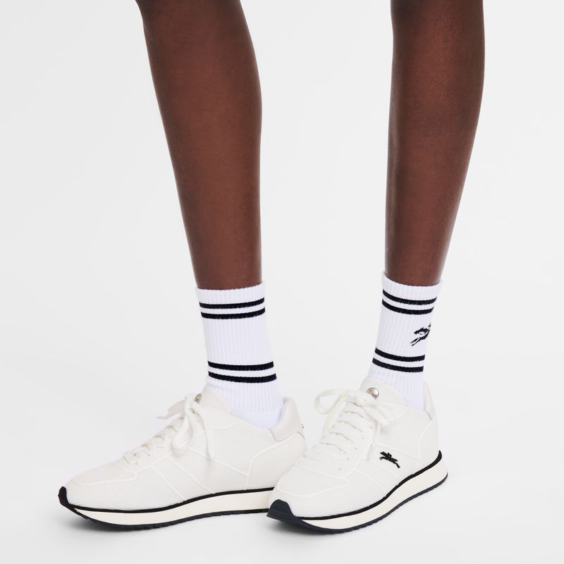Longchamp Le Pliage Collection Sneakers Damen Weiß | Deutschland-651SXMVAE