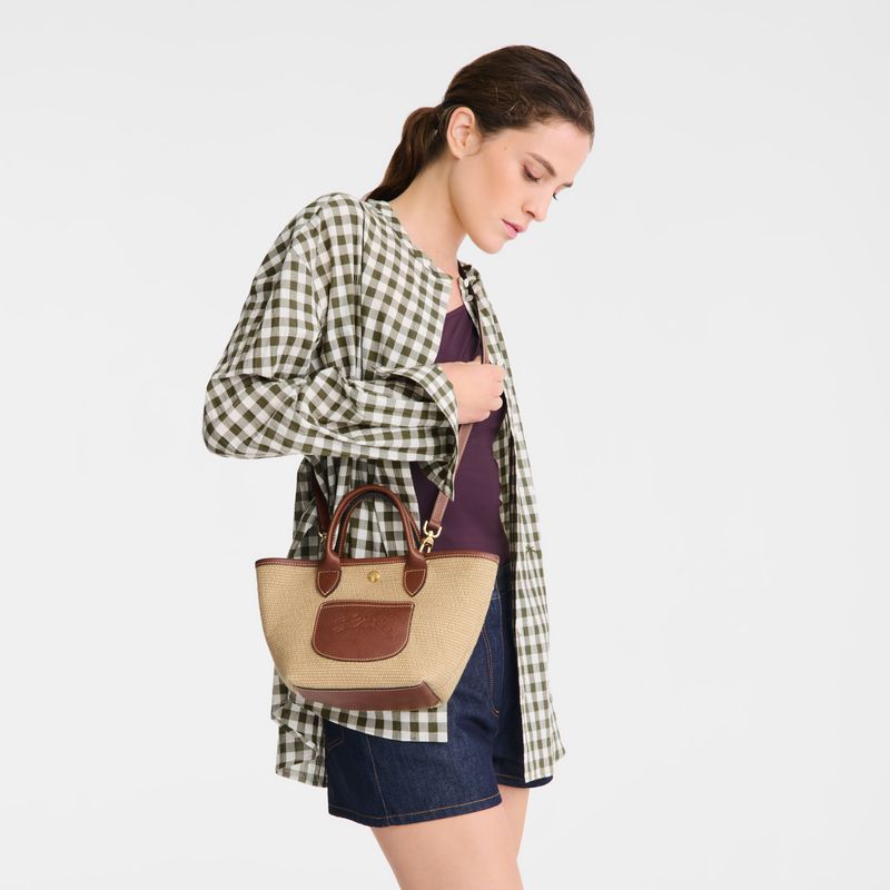 Longchamp Le Pliage Collection Xs Basket Tragetasche Damen Braun | Deutschland-469UTMCXV