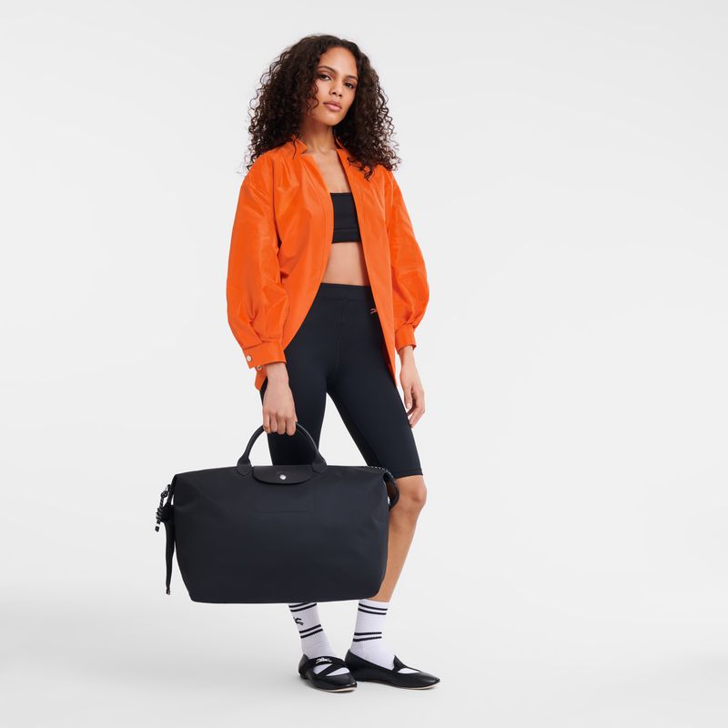 Longchamp Le Pliage Energy L Reisetasche Herren Schwarz | Deutschland-596FQHXDI