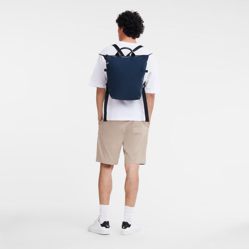 Longchamp Le Pliage Energy L Rucksack Damen Navy | Deutschland-296ERNHTW