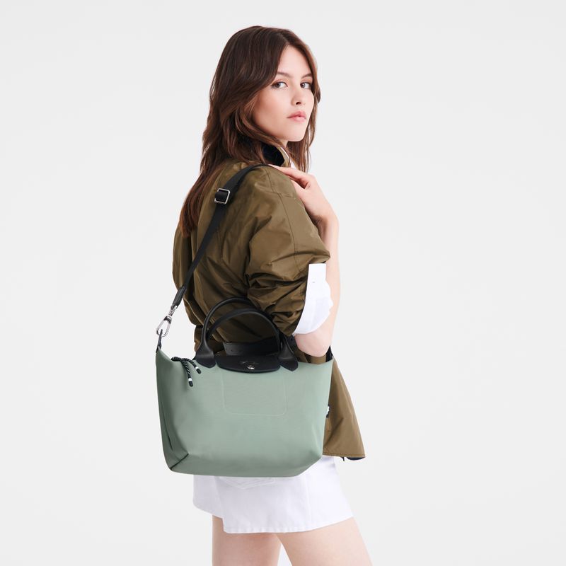 Longchamp Le Pliage Energy S Handtasche Damen Blau Grün | Deutschland-692IGSYHB