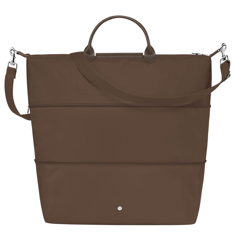 Longchamp Le Pliage Green Expandable Reisetasche Herren Dunkelbraun | Deutschland-063JSRLEH