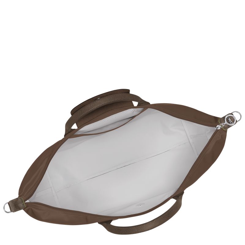 Longchamp Le Pliage Green Expandable Reisetasche Herren Dunkelbraun | Deutschland-063JSRLEH