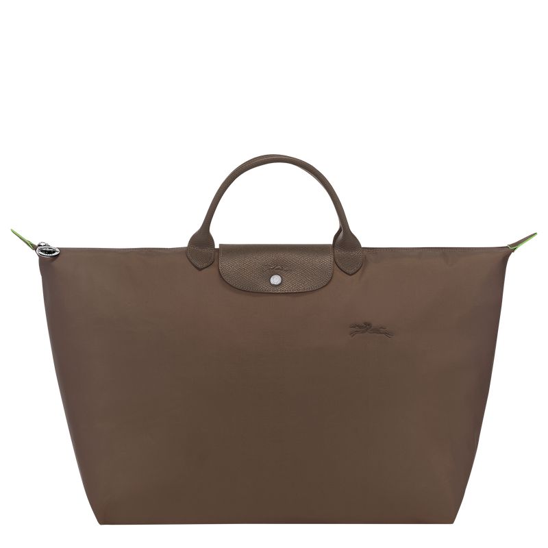 Longchamp Le Pliage Green L Reisetasche Herren Dunkelbraun | Deutschland-736GJLAVC