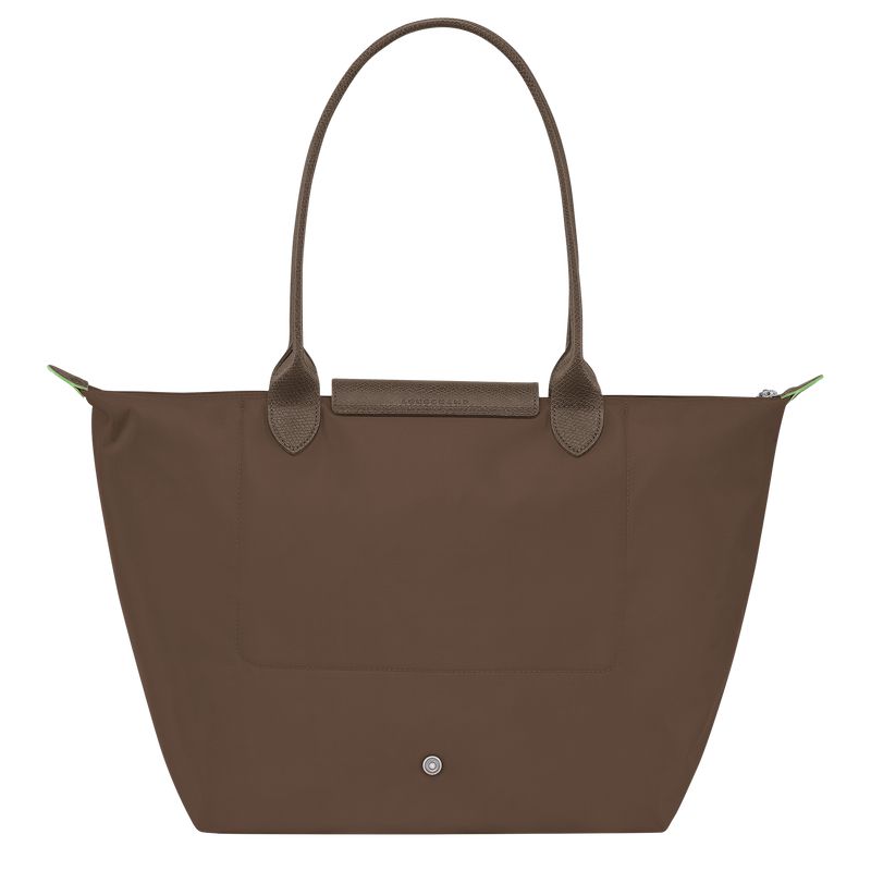 Longchamp Le Pliage Green L Tragetasche Damen Dunkelbraun | Deutschland-673XAVGWC