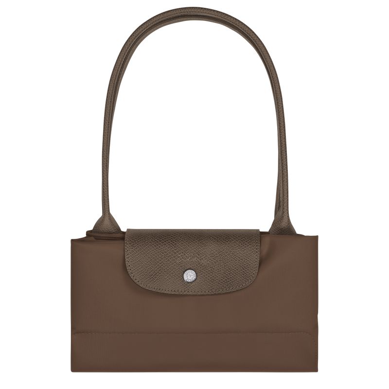 Longchamp Le Pliage Green L Tragetasche Damen Dunkelbraun | Deutschland-673XAVGWC