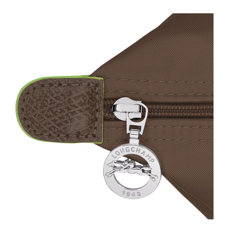 Longchamp Le Pliage Green M Handtasche Damen Dunkelbraun | Deutschland-985QWZKIX