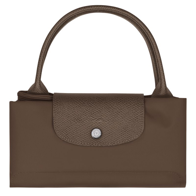 Longchamp Le Pliage Green M Handtasche Damen Dunkelbraun | Deutschland-985QWZKIX
