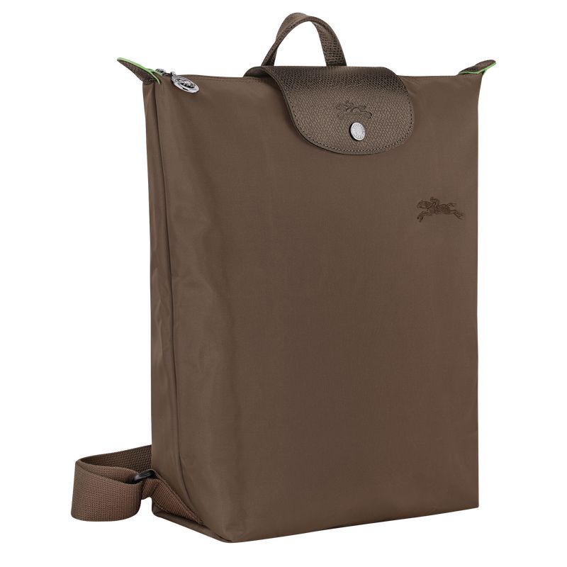 Longchamp Le Pliage Green M Rucksack Herren Dunkelbraun | Deutschland-097KWEOQX
