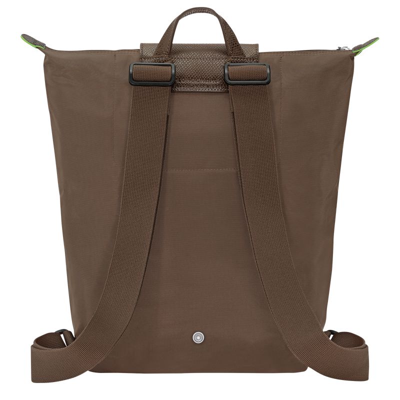 Longchamp Le Pliage Green M Rucksack Herren Dunkelbraun | Deutschland-097KWEOQX