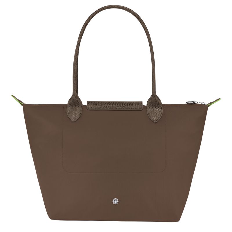 Longchamp Le Pliage Green M Tragetasche Damen Dunkelbraun | Deutschland-045HLXKMF