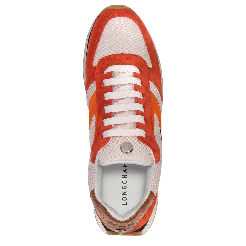 Longchamp Le Pliage Green Sneakers Damen Rot Orange | Deutschland-607TFJKCO