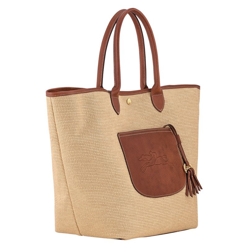 Longchamp Le Pliage Kollektion L Basket Tragetasche Damen Braun | Deutschland-495GBYKLE