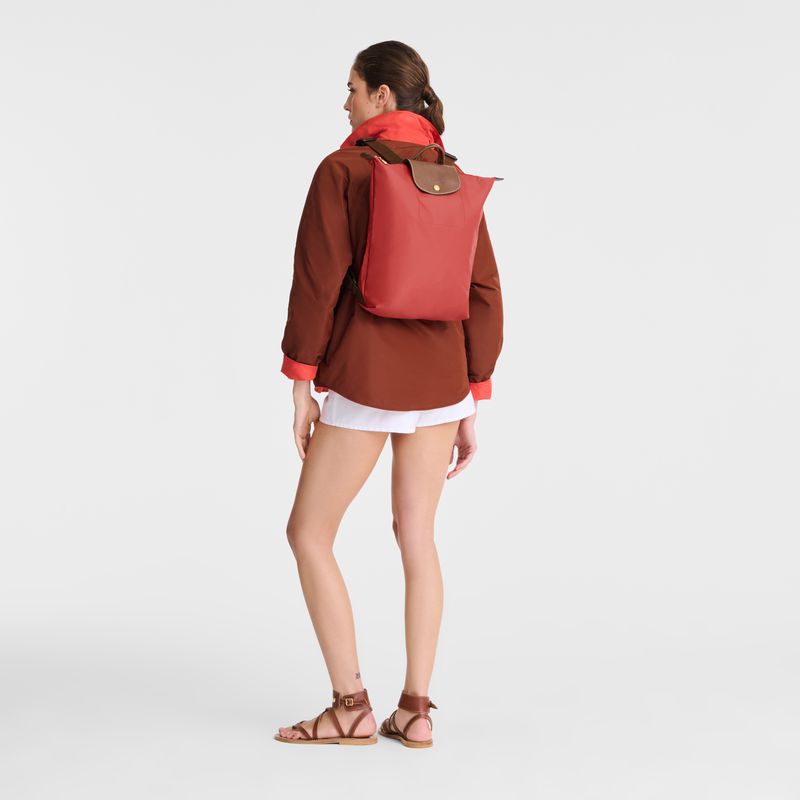 Longchamp Le Pliage Original M Rucksack Damen Rosa | Deutschland-081ZCFUOV