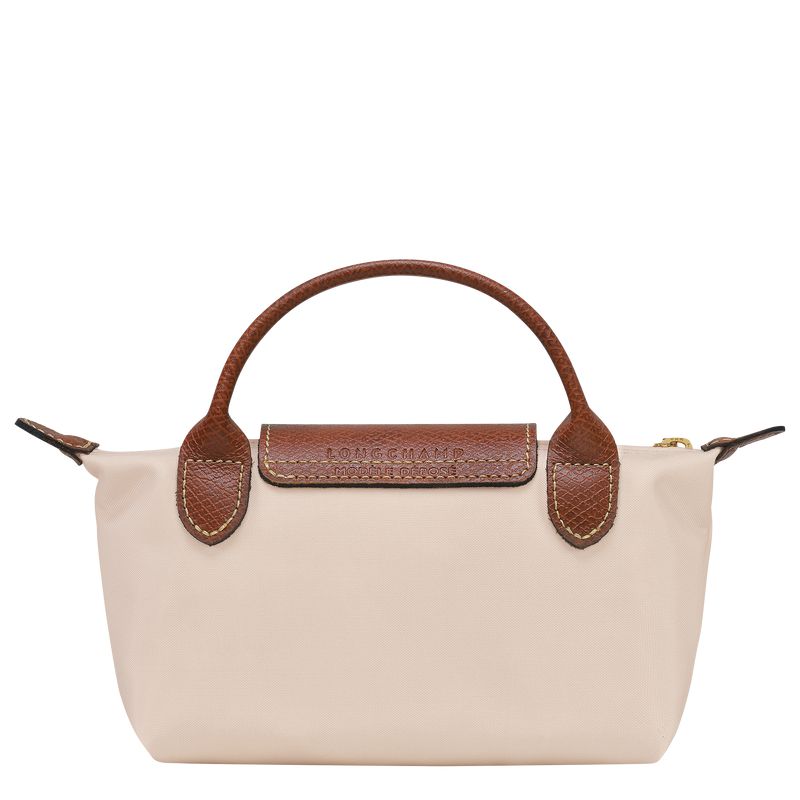 Longchamp Le Pliage Original With Handle Beuteltasche Damen Beige | Deutschland-549TMJYXI