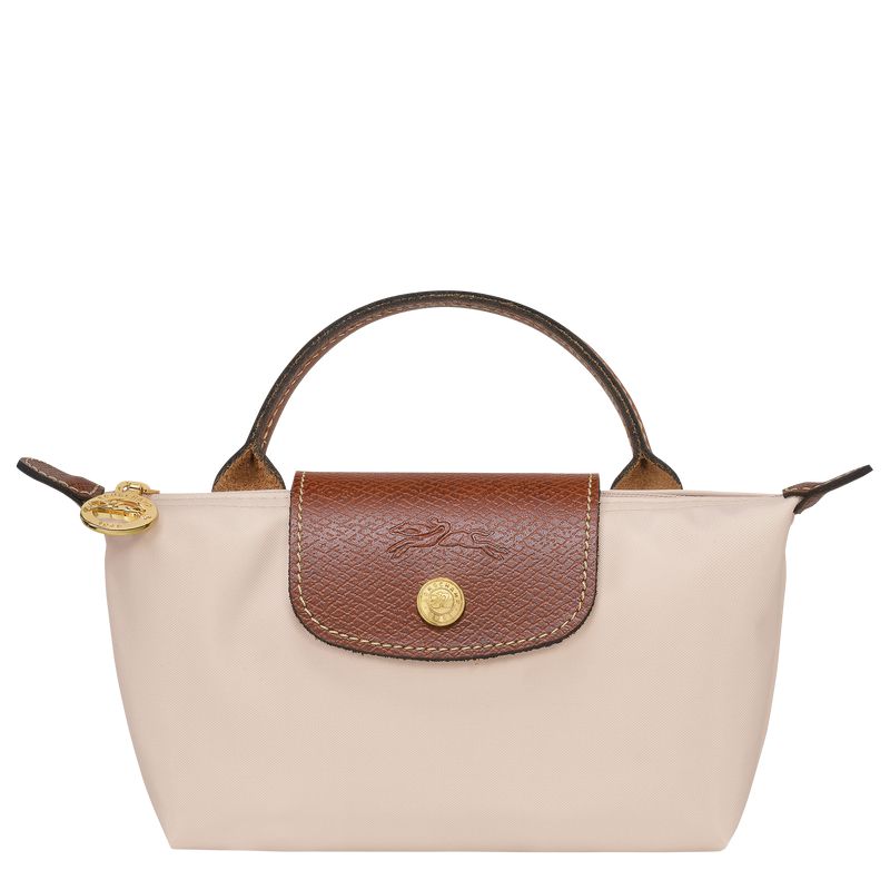 Longchamp Le Pliage Original With Handle Beuteltasche Damen Beige | Deutschland-549TMJYXI