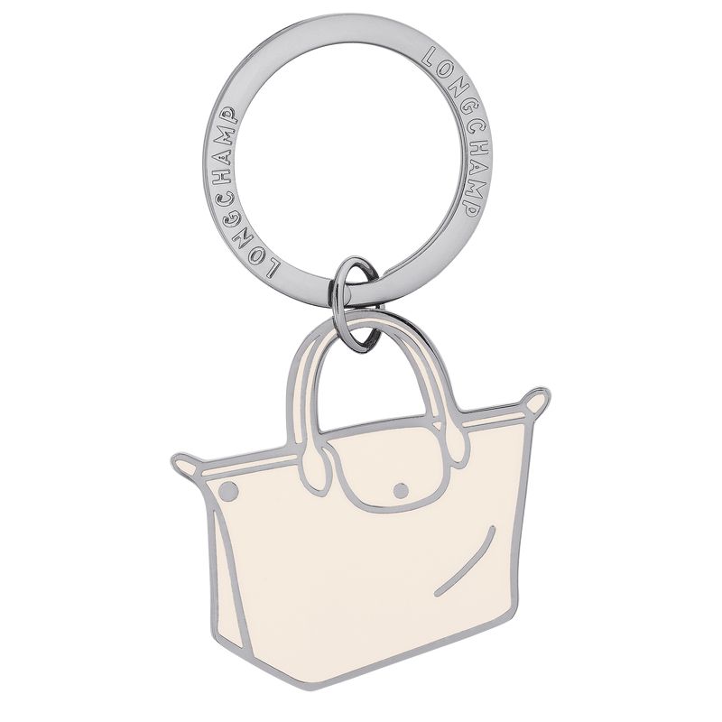 Longchamp Le Pliage Schlüsselringe Damen Weiß | Deutschland-386NEBKQC