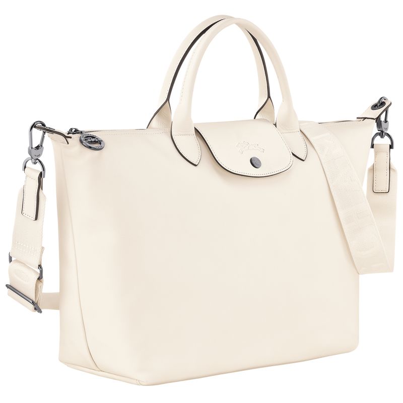 Longchamp Le Pliage Xtra L Handtasche Damen Weiß | Deutschland-812SYBZVA