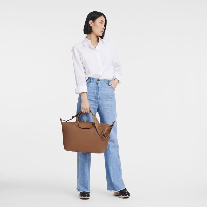 Longchamp Le Pliage Xtra L Handtasche Herren Braun | Deutschland-219AVSUMW