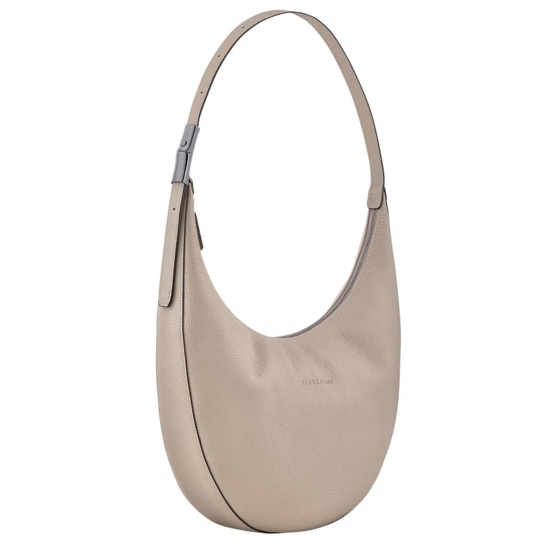 Longchamp Le Roseau Essential L Umhängetasche Damen Beige | Deutschland-598YFEAVB