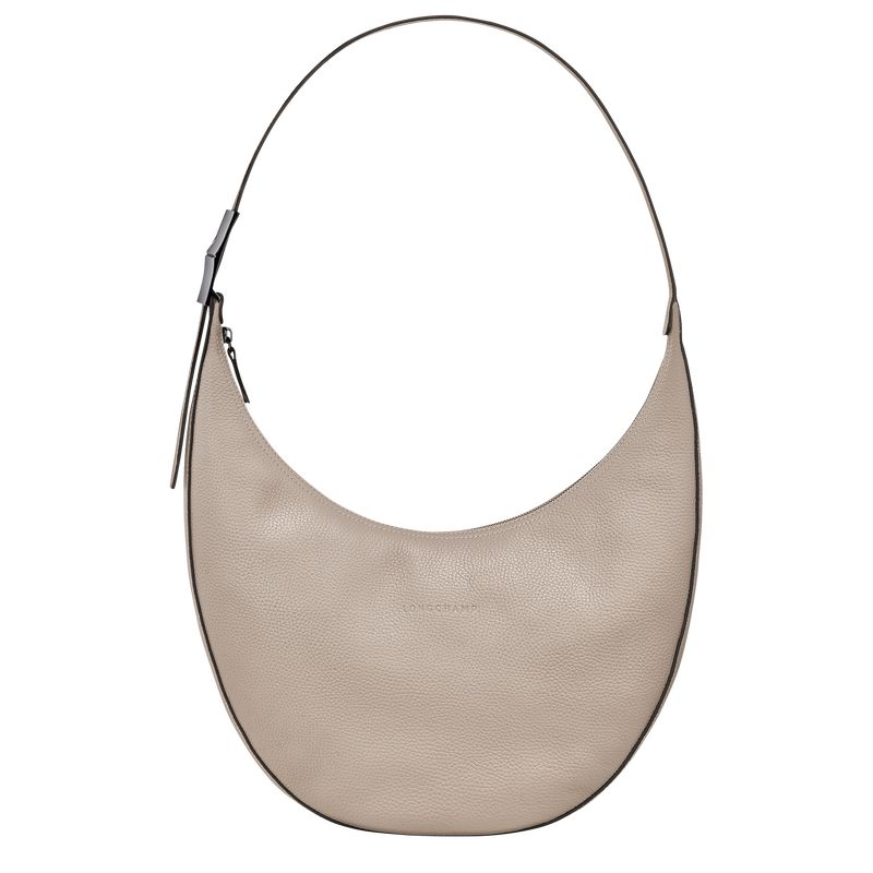 Longchamp Le Roseau Essential L Umhängetasche Damen Beige | Deutschland-598YFEAVB
