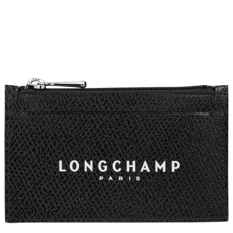 Longchamp Le Roseau Essential Münzgeldbörsen Herren Schwarz | Deutschland-906PUNEVS