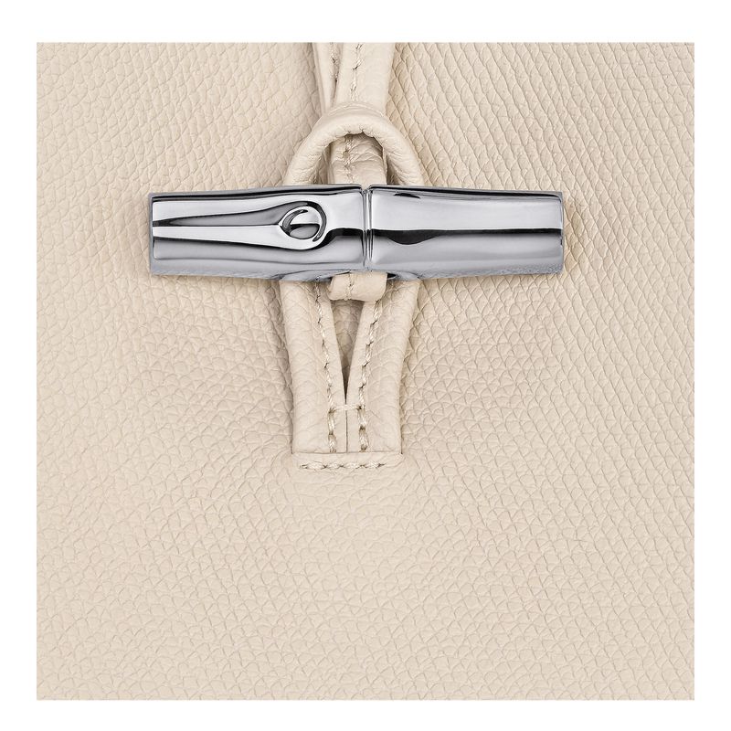 Longchamp Le Roseau M Schultertasche Damen Beige | Deutschland-357VKLSYI