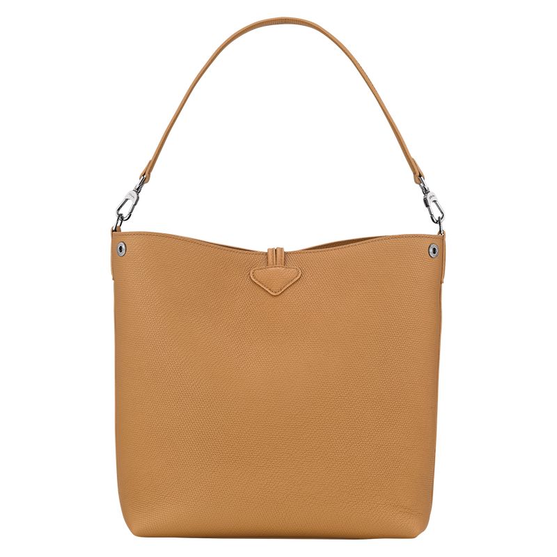 Longchamp Le Roseau M Shoulder Bag Schultertasche Damen Braun | Deutschland-219BJTKSZ