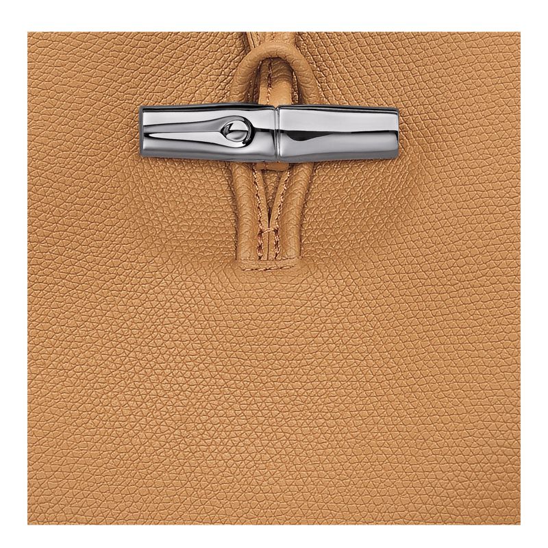 Longchamp Le Roseau M Shoulder Bag Schultertasche Damen Braun | Deutschland-219BJTKSZ