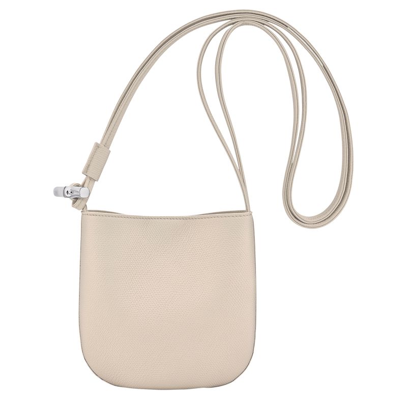 Longchamp Le Roseau S Umhängetasche Damen Beige | Deutschland-804TVNSED