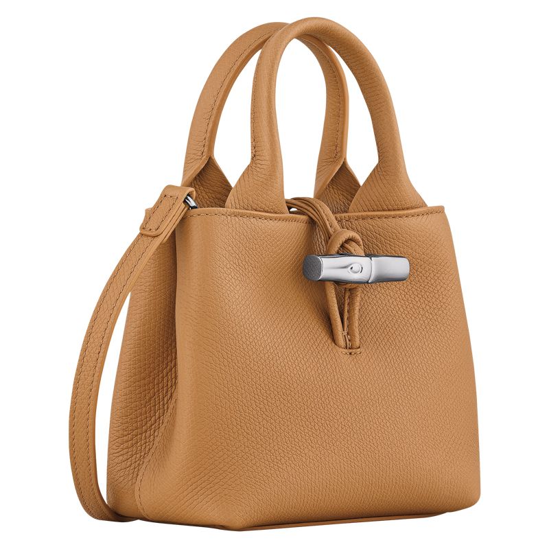 Longchamp Le Roseau Xs Handtasche Damen Braun | Deutschland-640EKTUSY