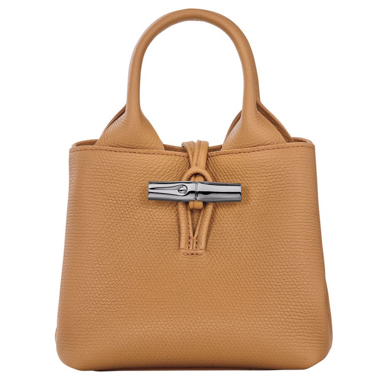 Longchamp Le Roseau Xs Handtasche Damen Braun | Deutschland-640EKTUSY