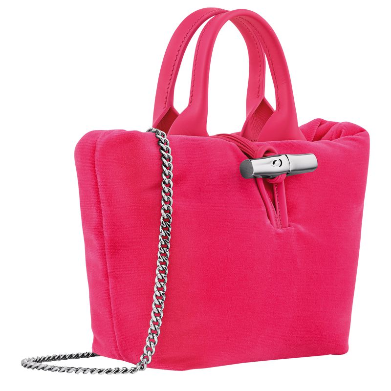 Longchamp Le Roseau Xs Handtasche Damen Rosa | Deutschland-280ODRLBX