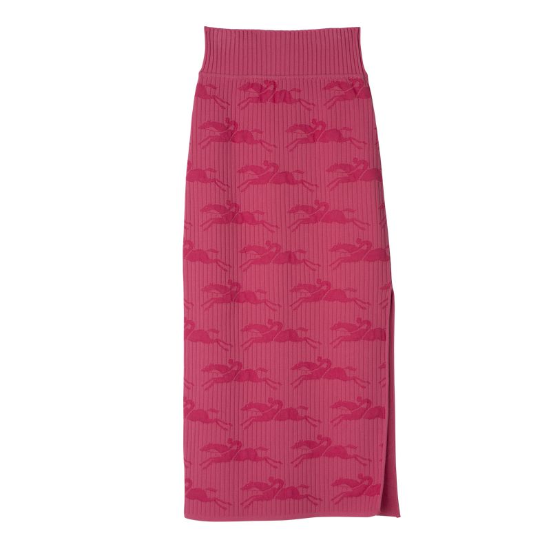Longchamp Midi Röcke Damen Rosa | Deutschland-356YMNCIW