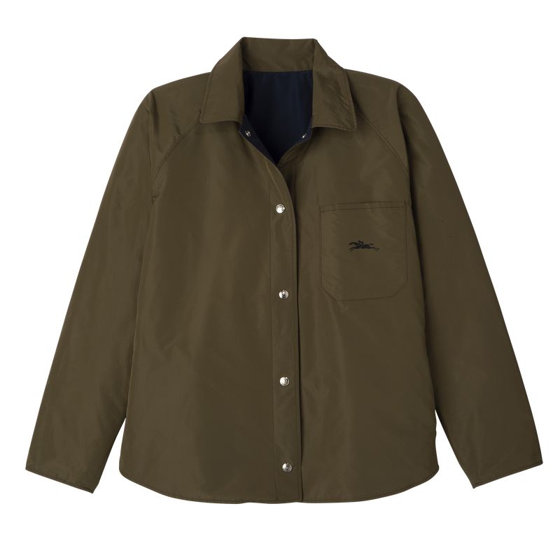 Longchamp Padded Blouson Jacke Damen Navy | Deutschland-963DNXRAO