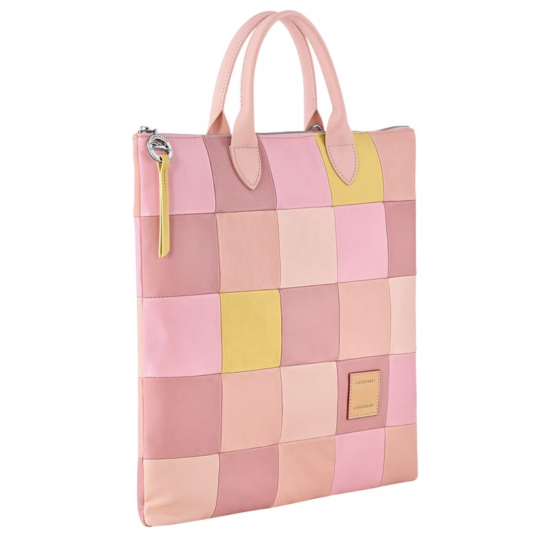 Longchamp Re-play L Handtasche Herren Rosa | Deutschland-913RUNSKX