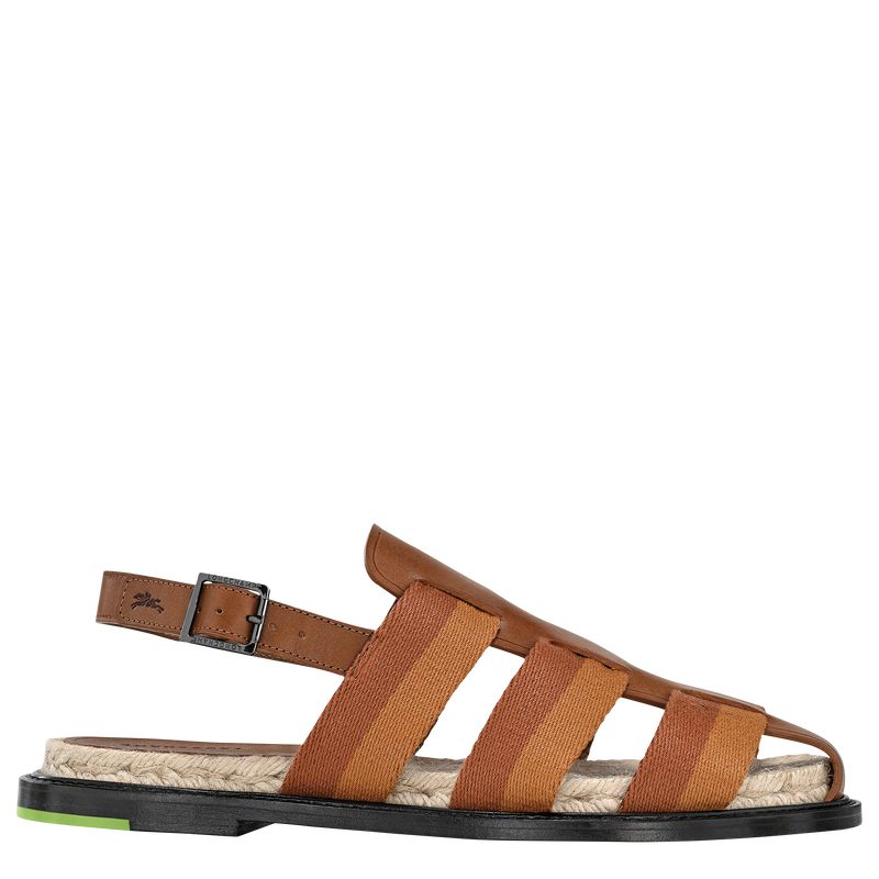 Longchamp Shadow Sandalen Damen Braun | Deutschland-168WCATYV