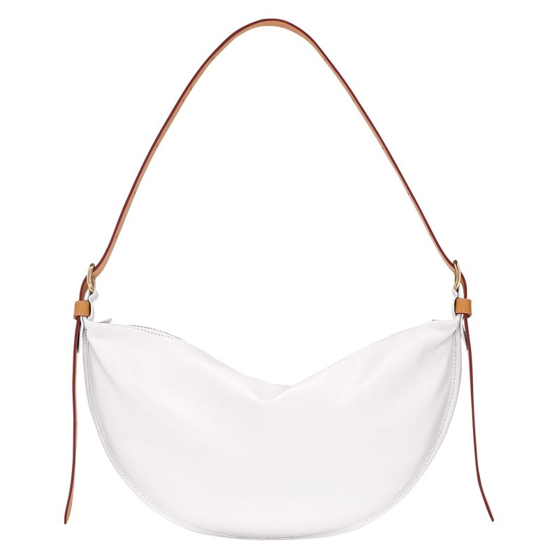 Longchamp Smoothie M Umhängetasche Damen Weiß | Deutschland-497APOTLB