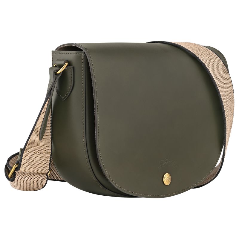 Longchamp Épure M Umhängetasche Damen Khaki | Deutschland-612JZUITK