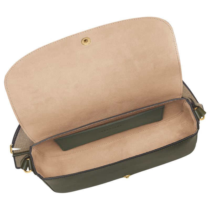 Longchamp Épure M Umhängetasche Damen Khaki | Deutschland-612JZUITK