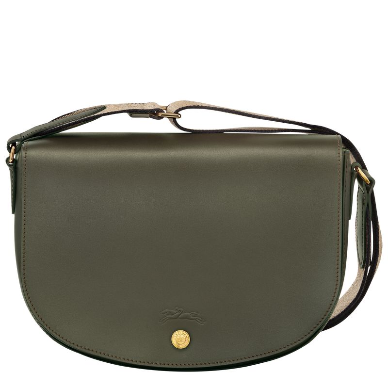 Longchamp Épure M Umhängetasche Damen Khaki | Deutschland-612JZUITK