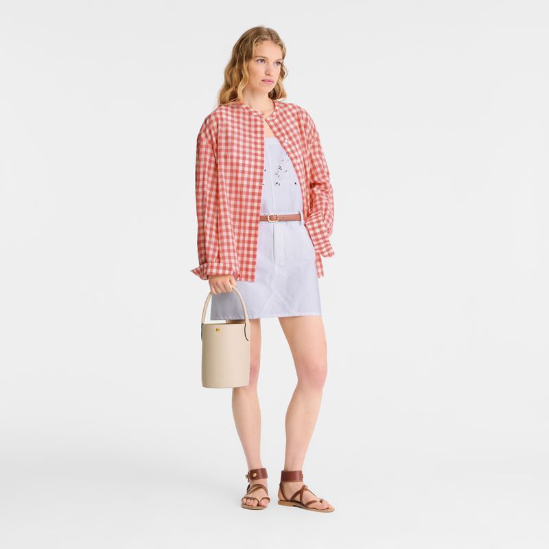 Longchamp Épure S Bucket Tasche Damen Beige | Deutschland-852SWZRHM