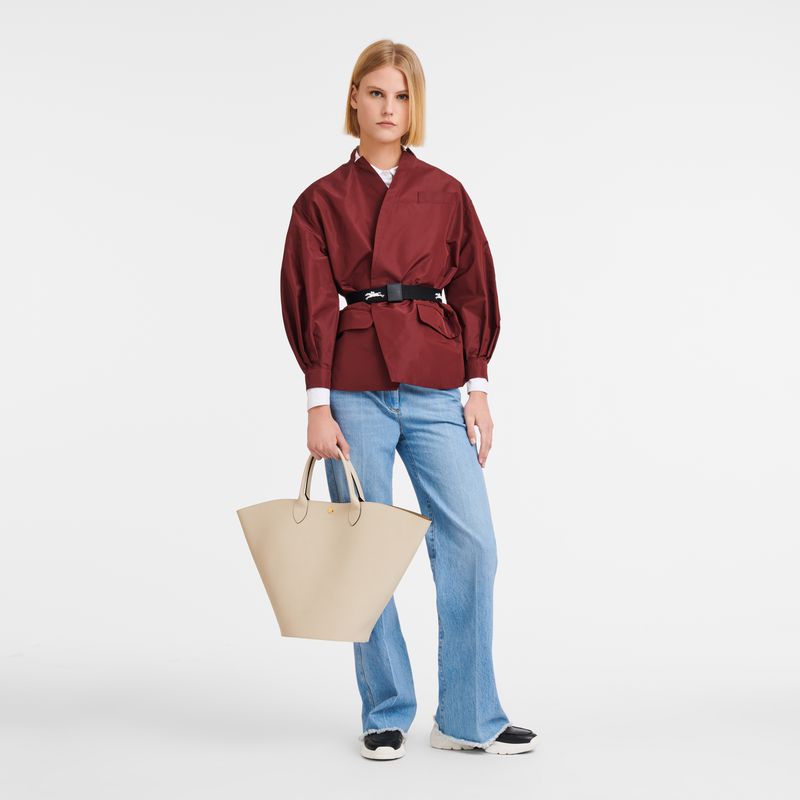 Longchamp Épure Xl Tragetasche Damen Beige | Deutschland-359MEWSFB